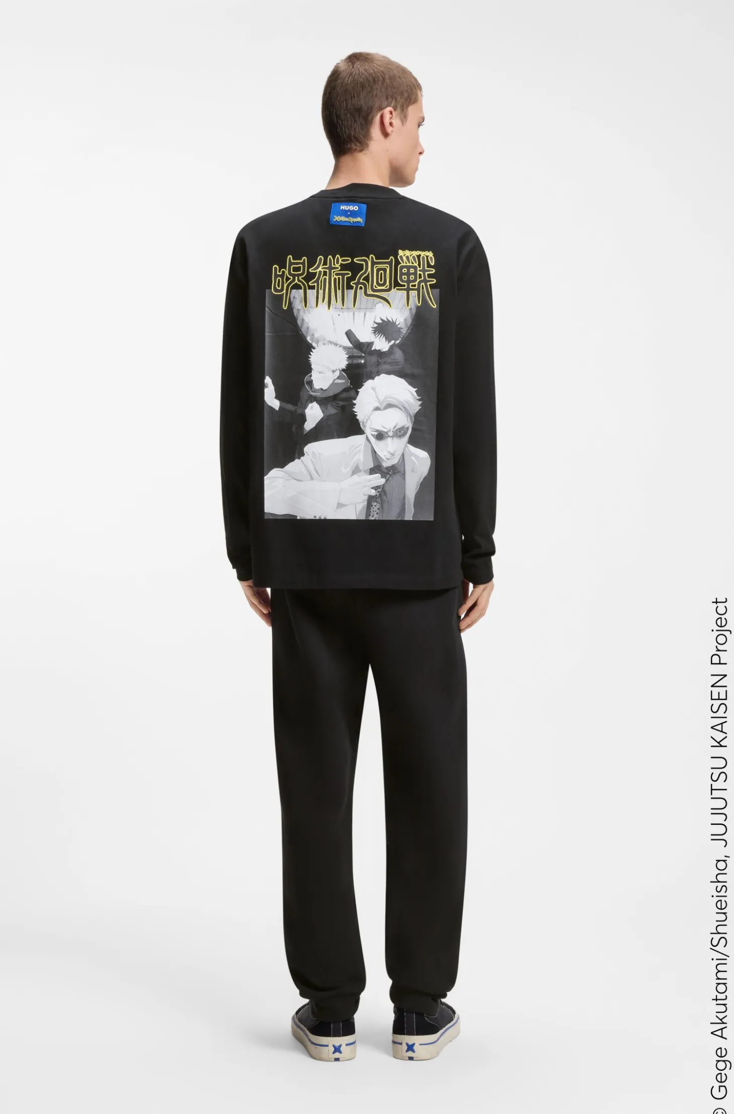 HUGO x Jujutsu Kaisen T-shirt with Yuji, Megumi and Kento print