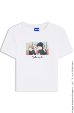HUGO x Jujutsu Kaisen T-shirt with Megumi and Nobara print
