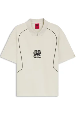 HUGO x RB polo shirt with bull motif