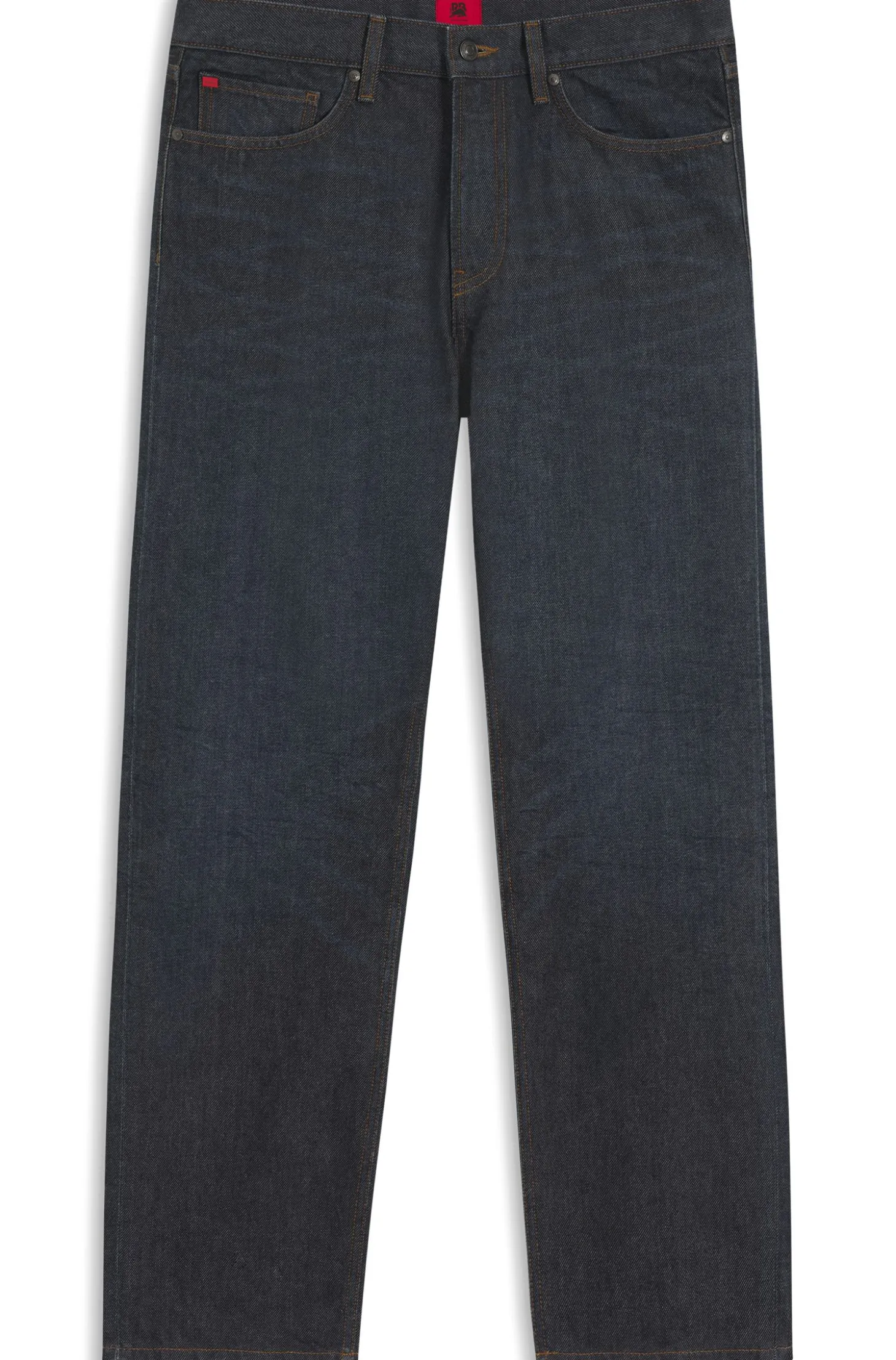 HUGO x RB regular-fit jeans in blue denim