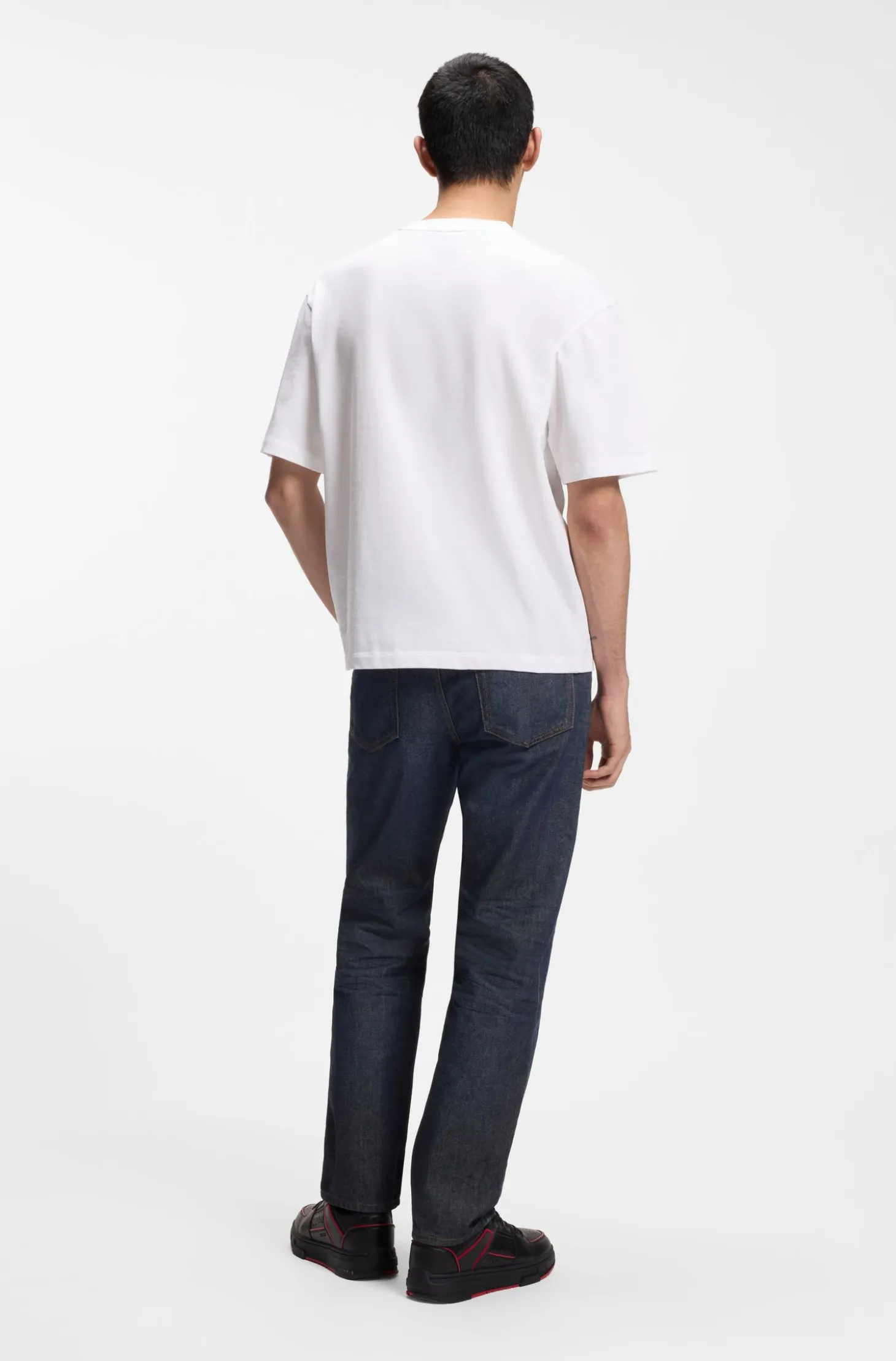 HUGO x RB relaxed-fit T-shirt with bull motif