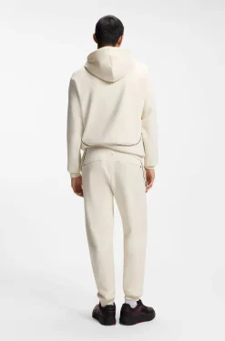 HUGO x RB stretch-cotton tracksuit bottoms with bull motif
