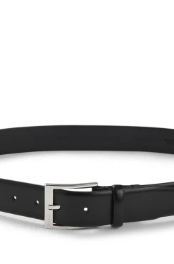 Italian-made belt with branded buckle