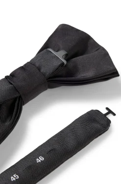 Italian-made bow tie in silk jacquard