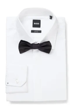 Italian-made bow tie in silk jacquard