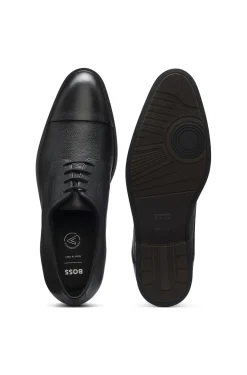 Italian-made Derby shoes in grained leather