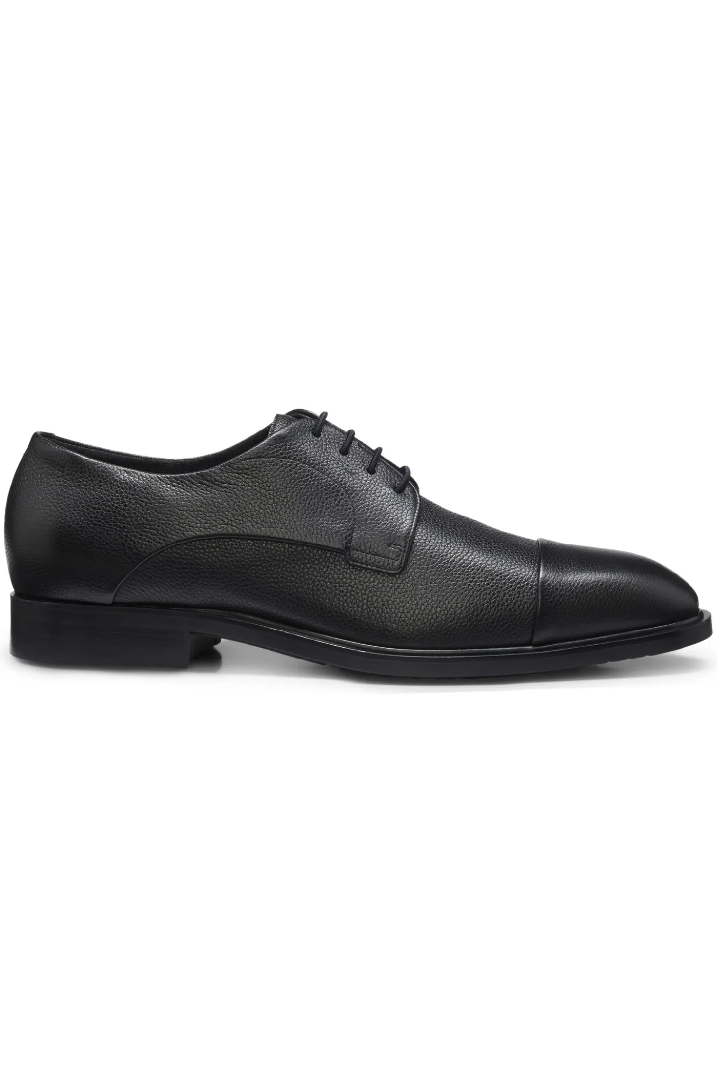 Italian-made Derby shoes in grained leather