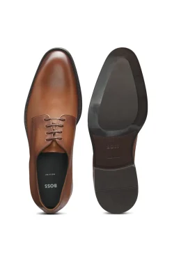Italian-made Derby shoes in leather