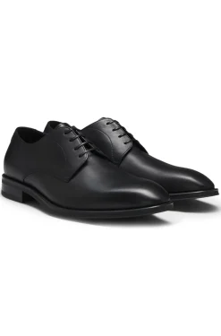 Italian-made Derby shoes in leather