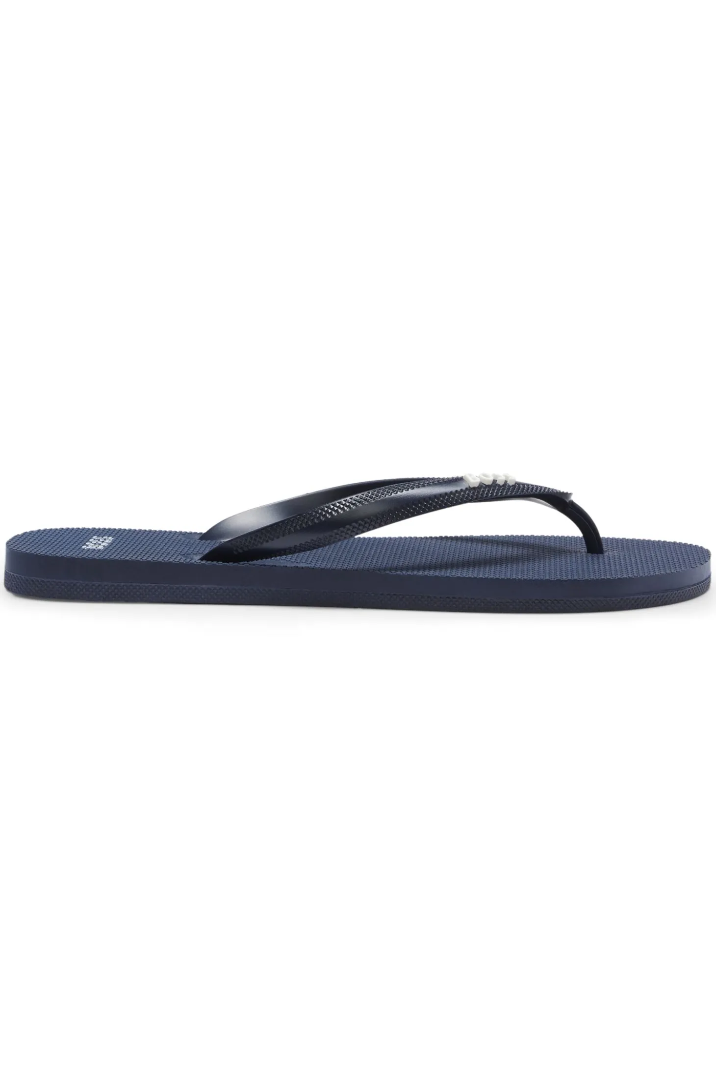 Italian-made flip-flops with contrast logo detail