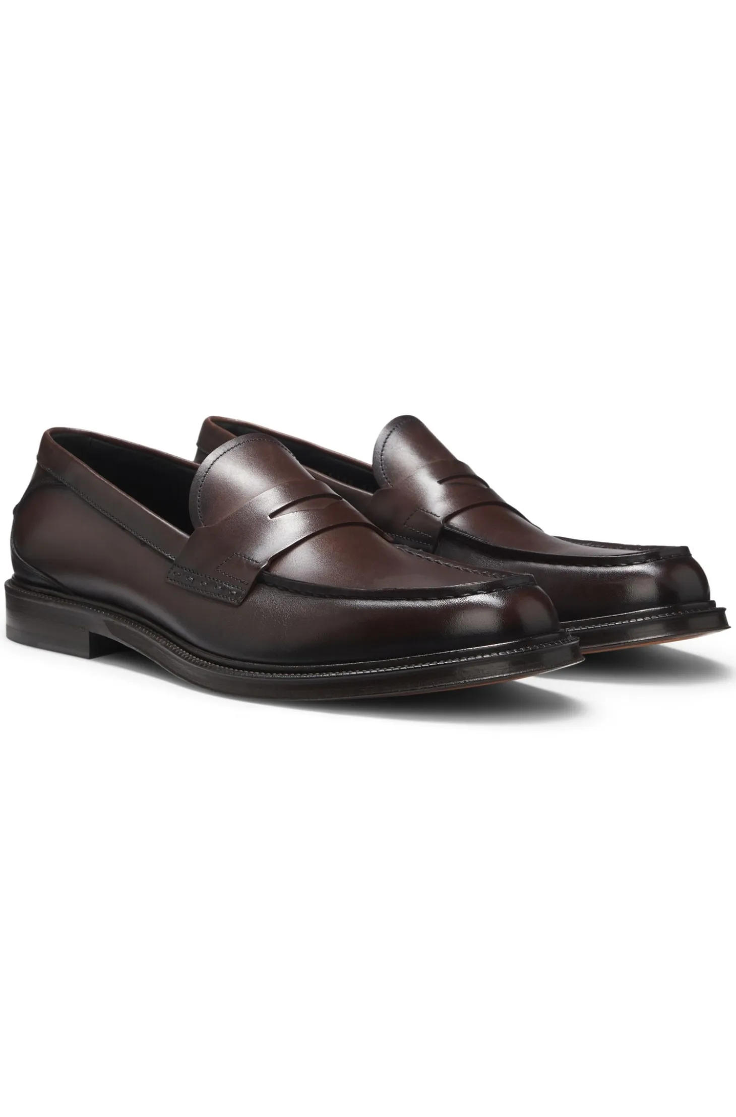 Italian-made loafers in soft leather