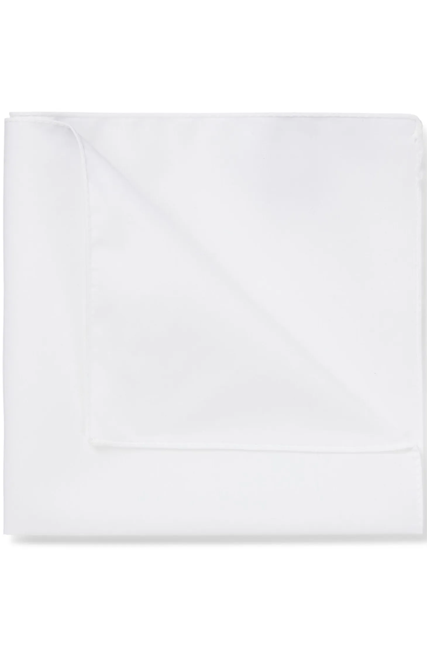 Italian-made pocket square in easy-iron cotton
