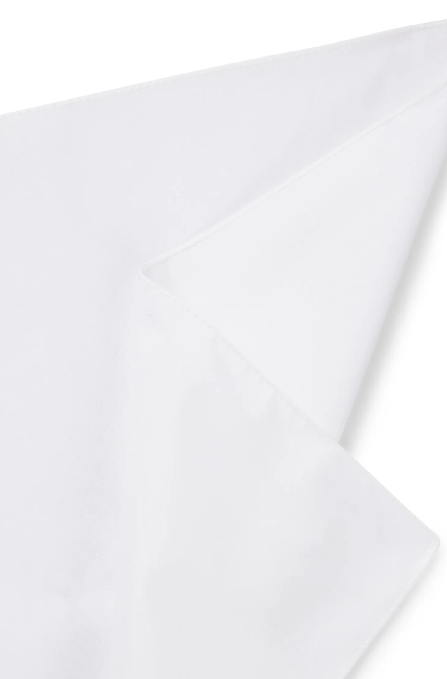 Italian-made pocket square in easy-iron cotton