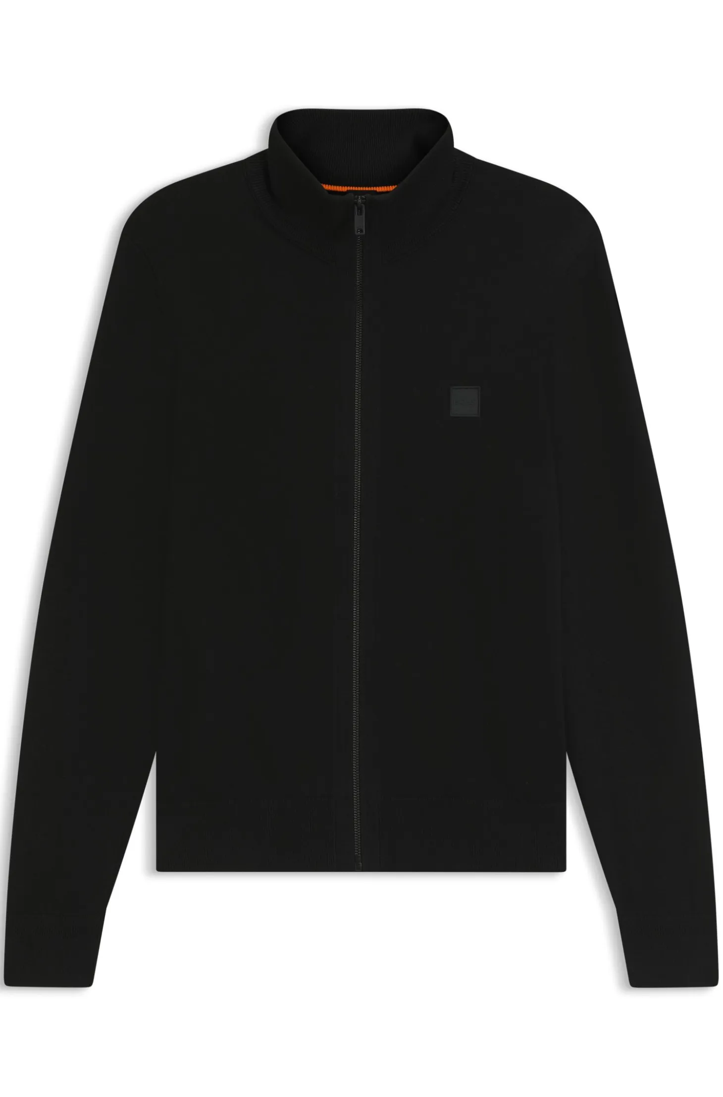 Knitted jacket in cotton and cashmere
