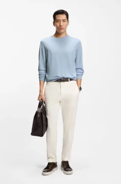 Knitted sweater in wool, silk and cashmere