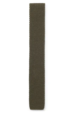 Knitted tie in cotton