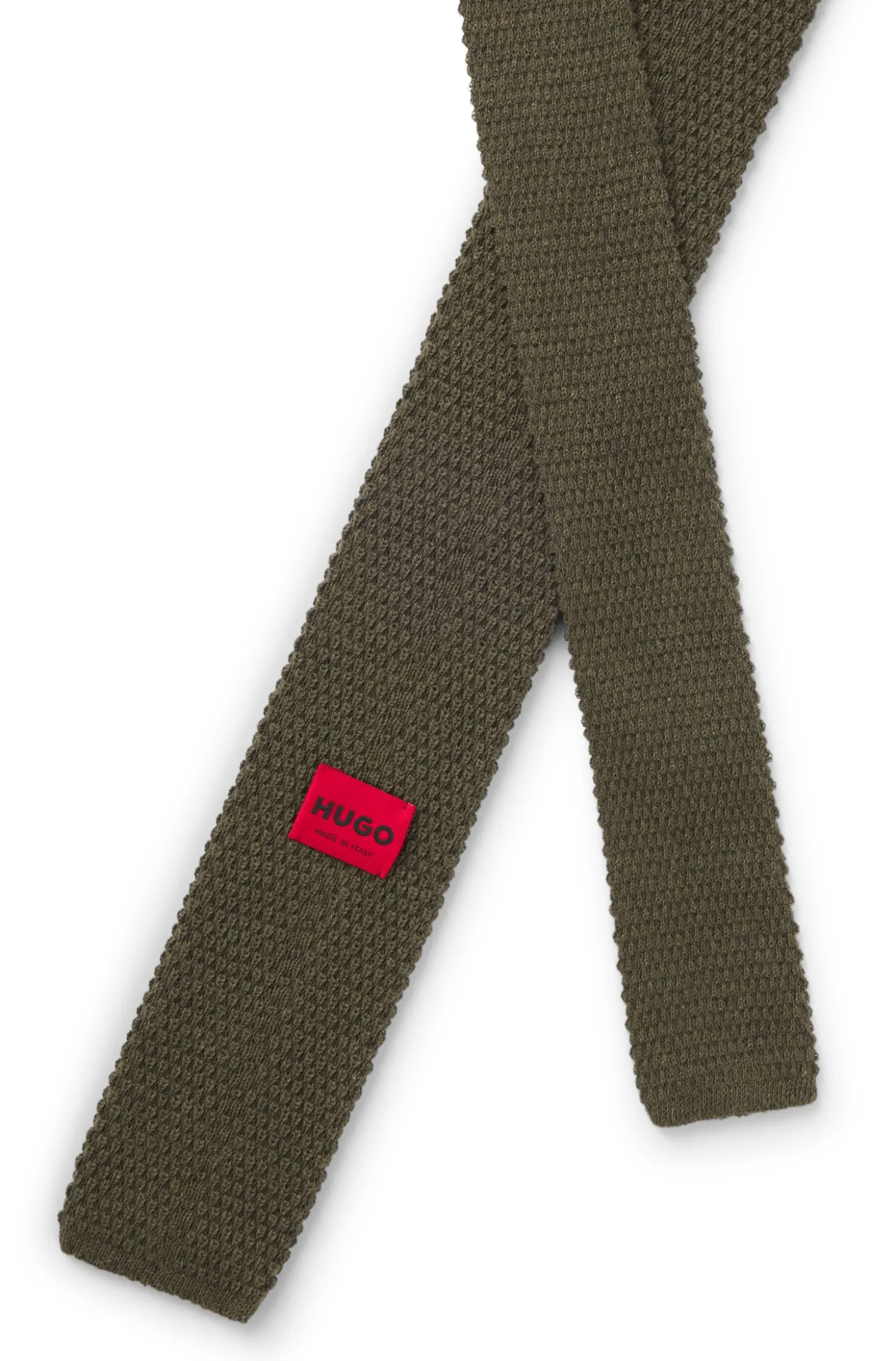Knitted tie in cotton