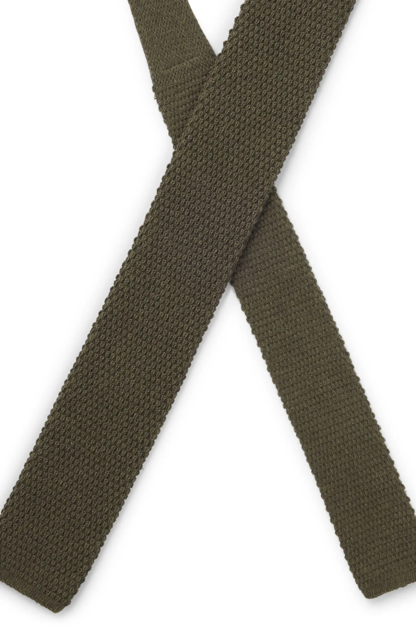 Knitted tie in cotton