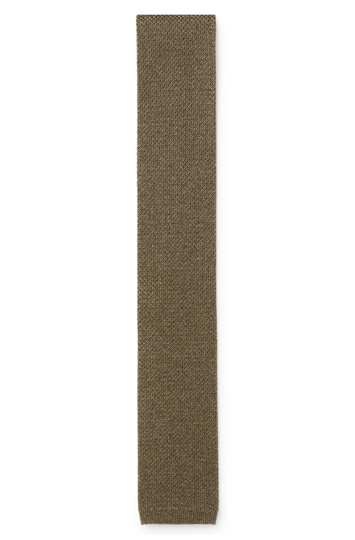 Knitted tie in silk