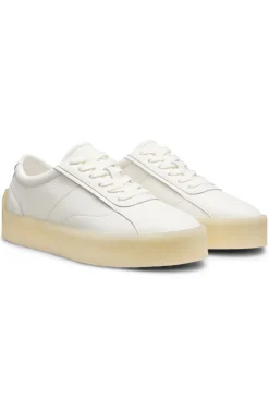 Leather Derby shoes with crepe rubber sole