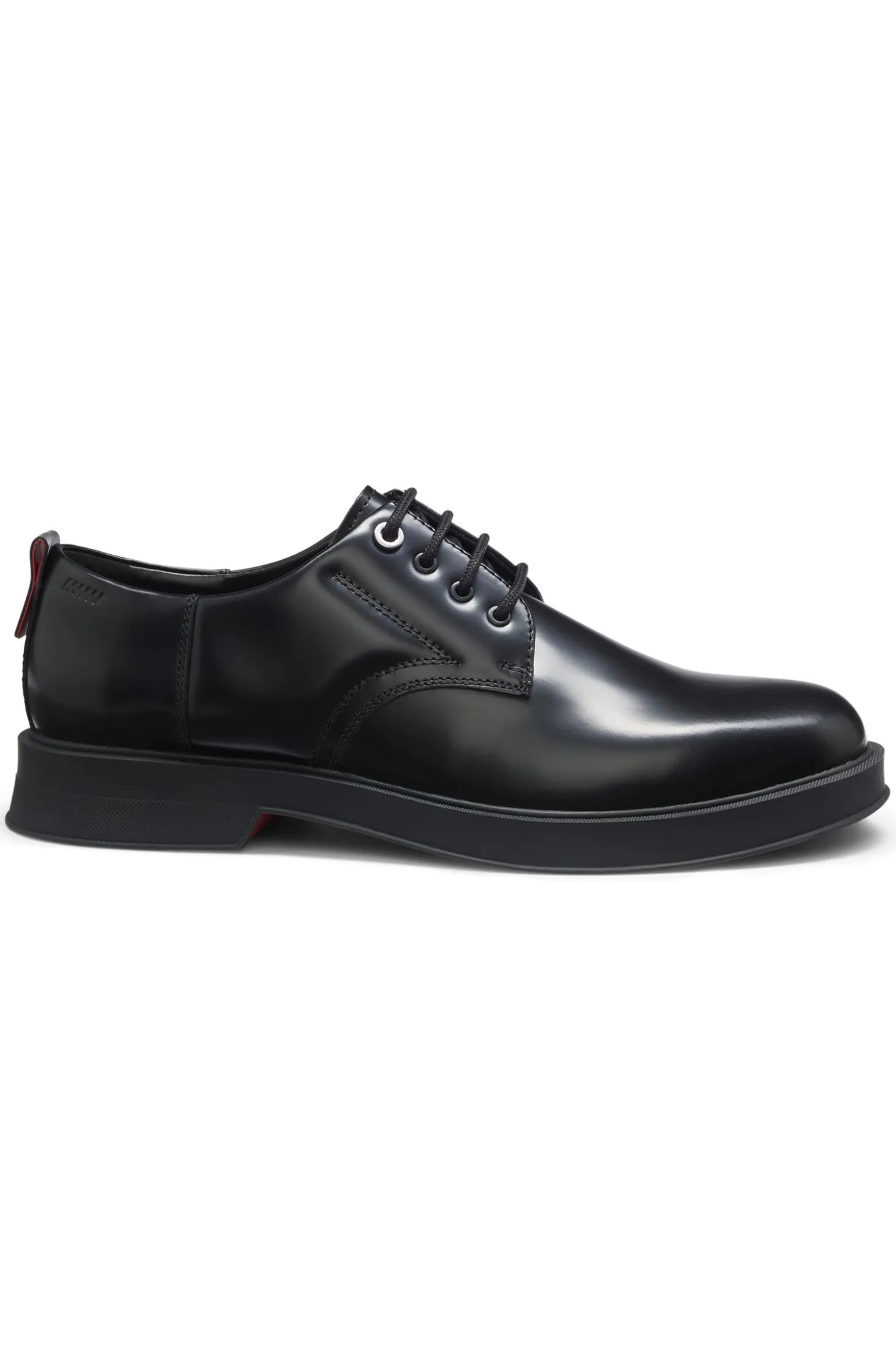 Leather Derby shoes with rubber outsole