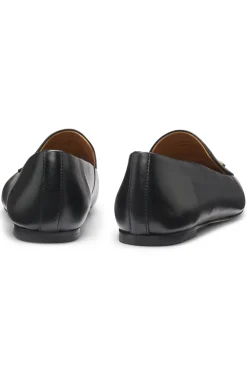Leather loafers with Double B monogram trim