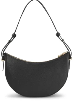 Leather shoulder bag with Double B monogram
