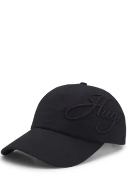 Logo-embroidered cap in cotton twill