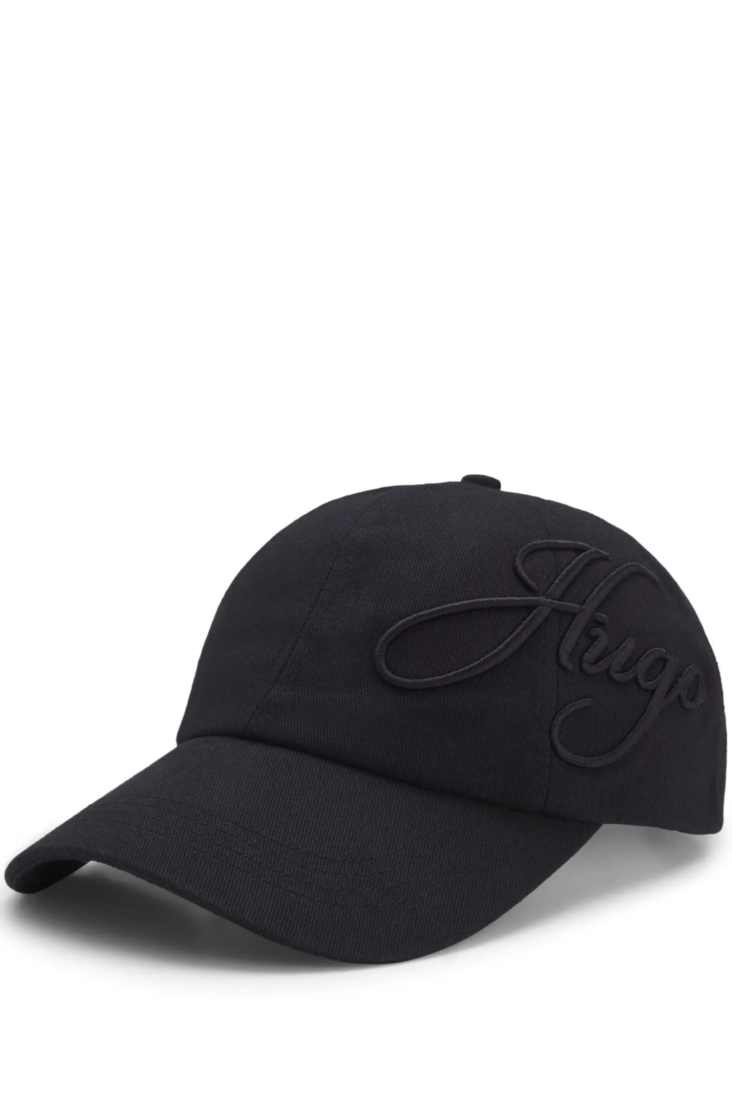 Logo-embroidered cap in cotton twill