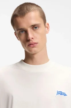 Logo-flag T-shirt in cotton jersey