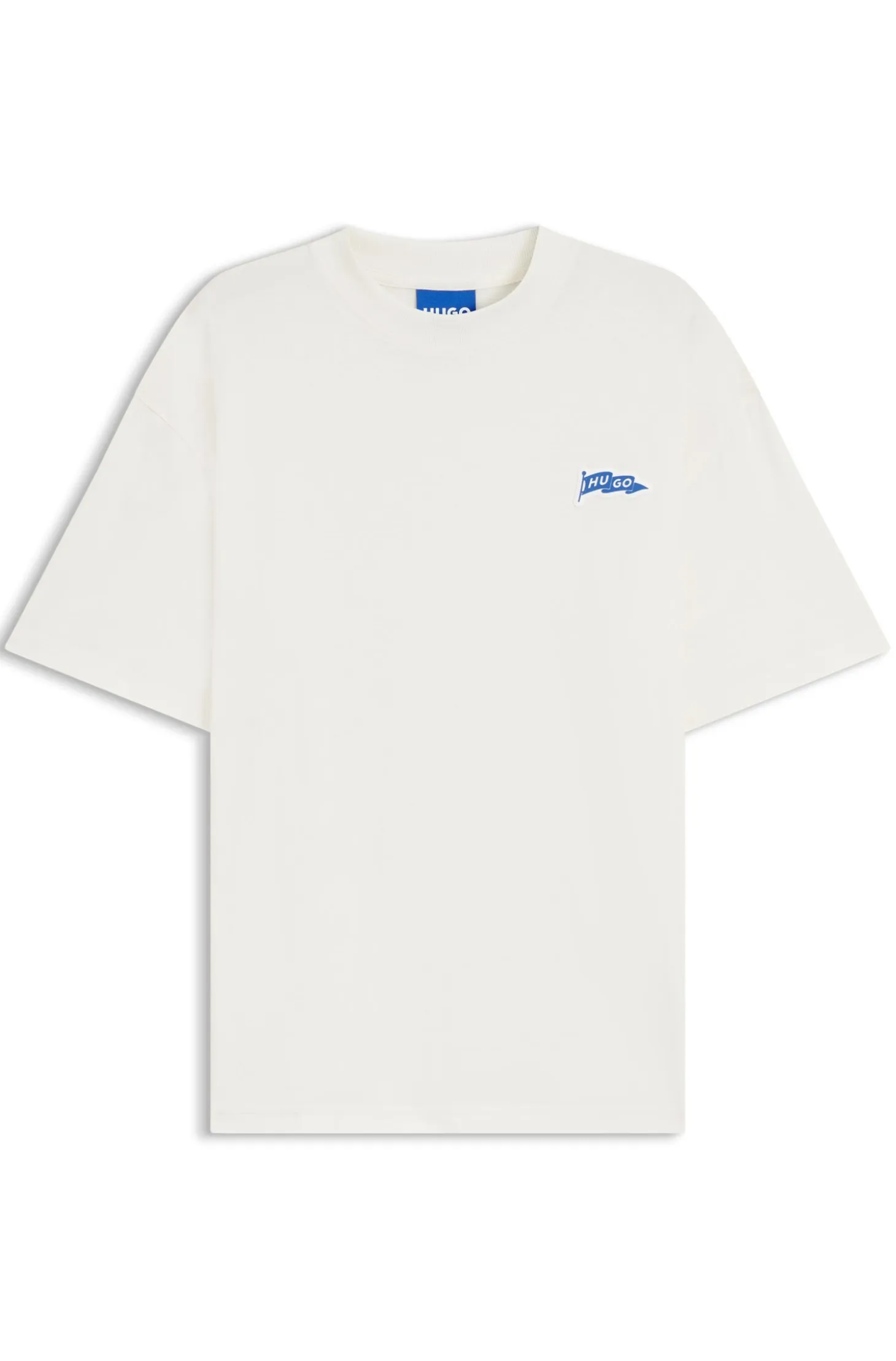 Logo-flag T-shirt in cotton jersey