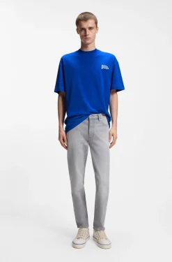 Logo-flag T-shirt in cotton jersey