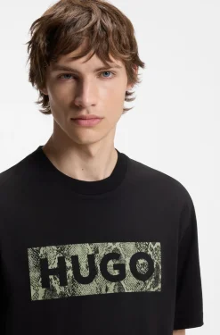 Logo-graphic T-shirt in cotton jersey