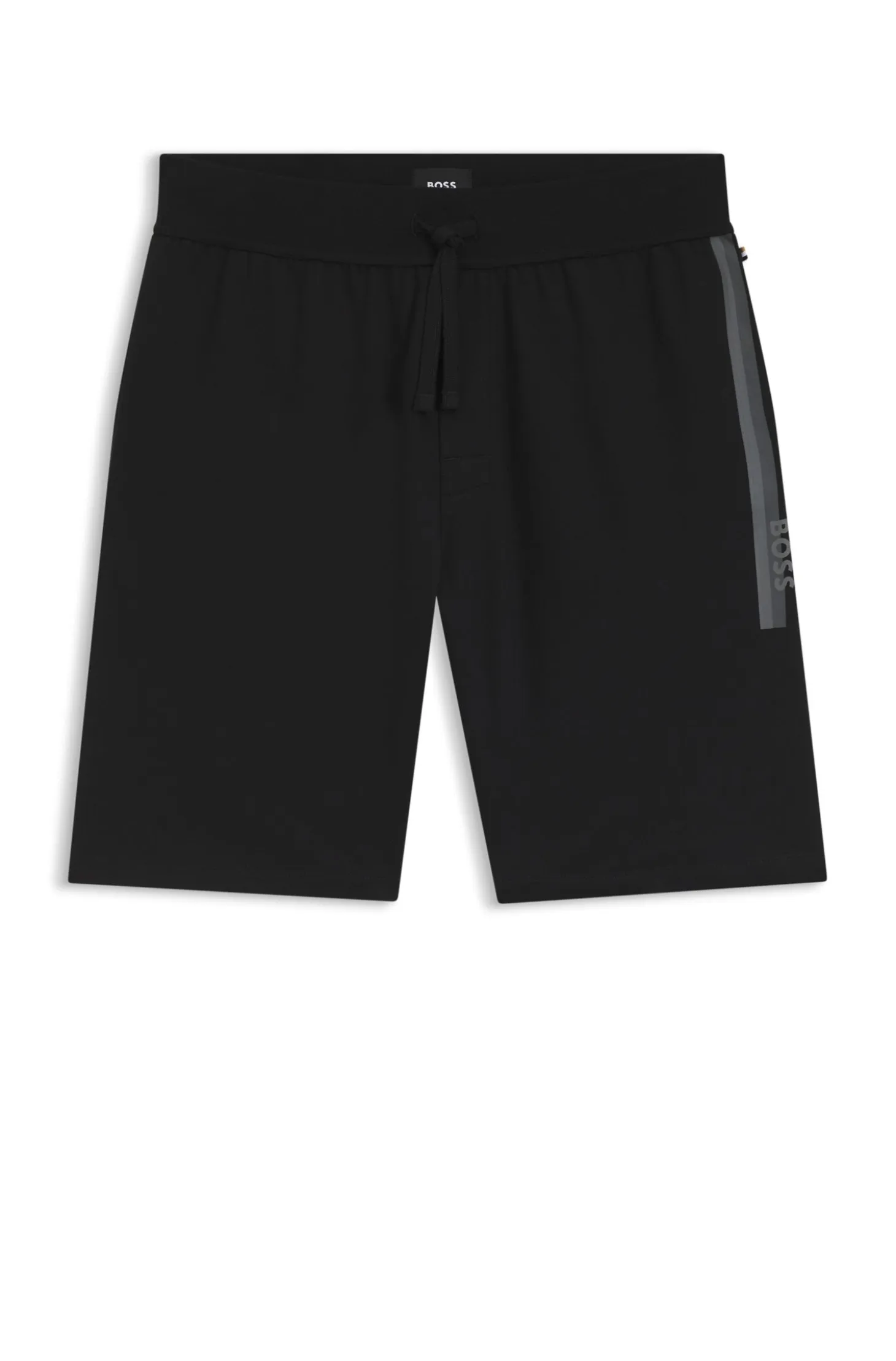 Logo-print loungewear shorts in cotton terry