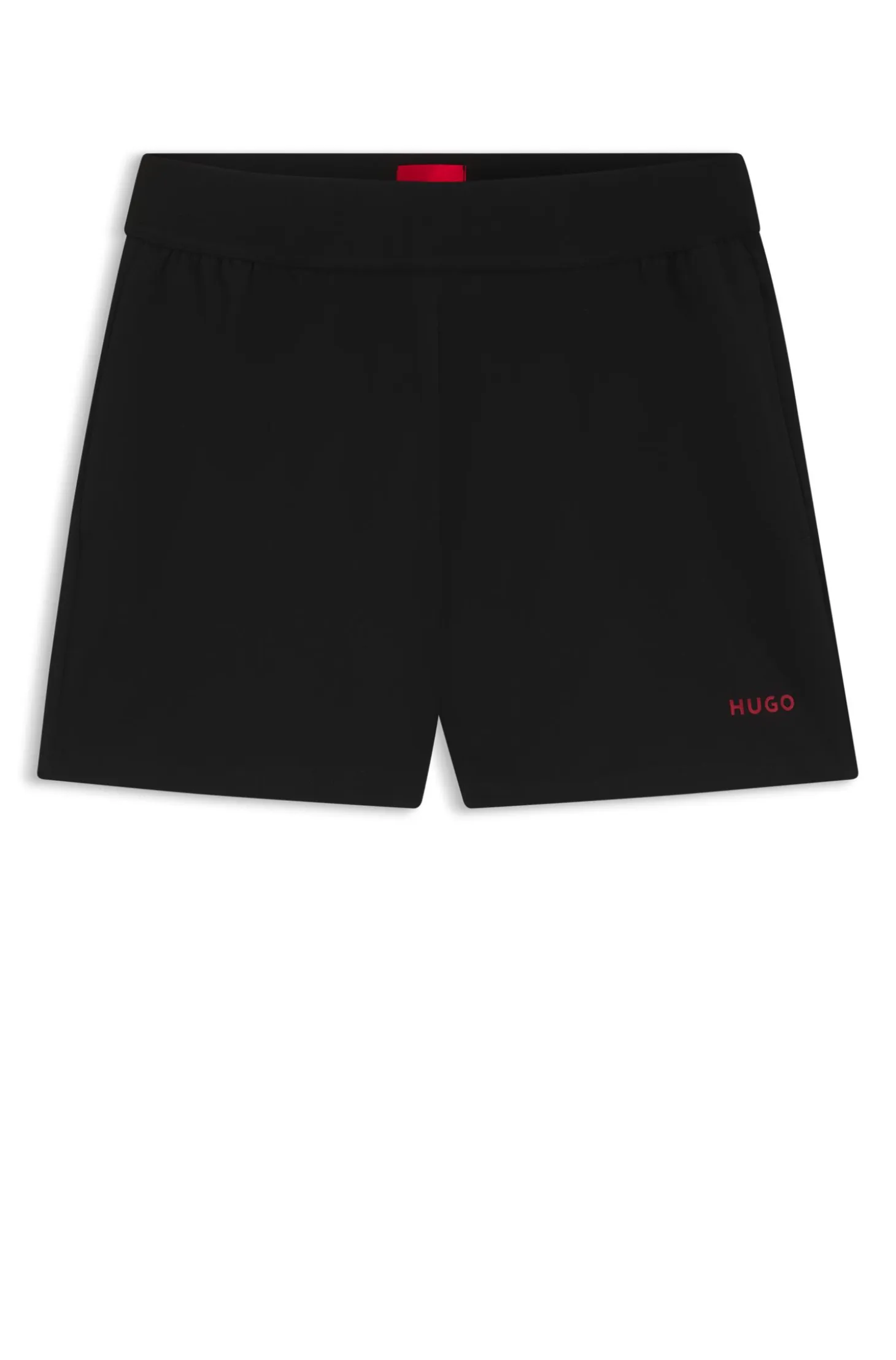 Logo-print shorts in stretch fabric