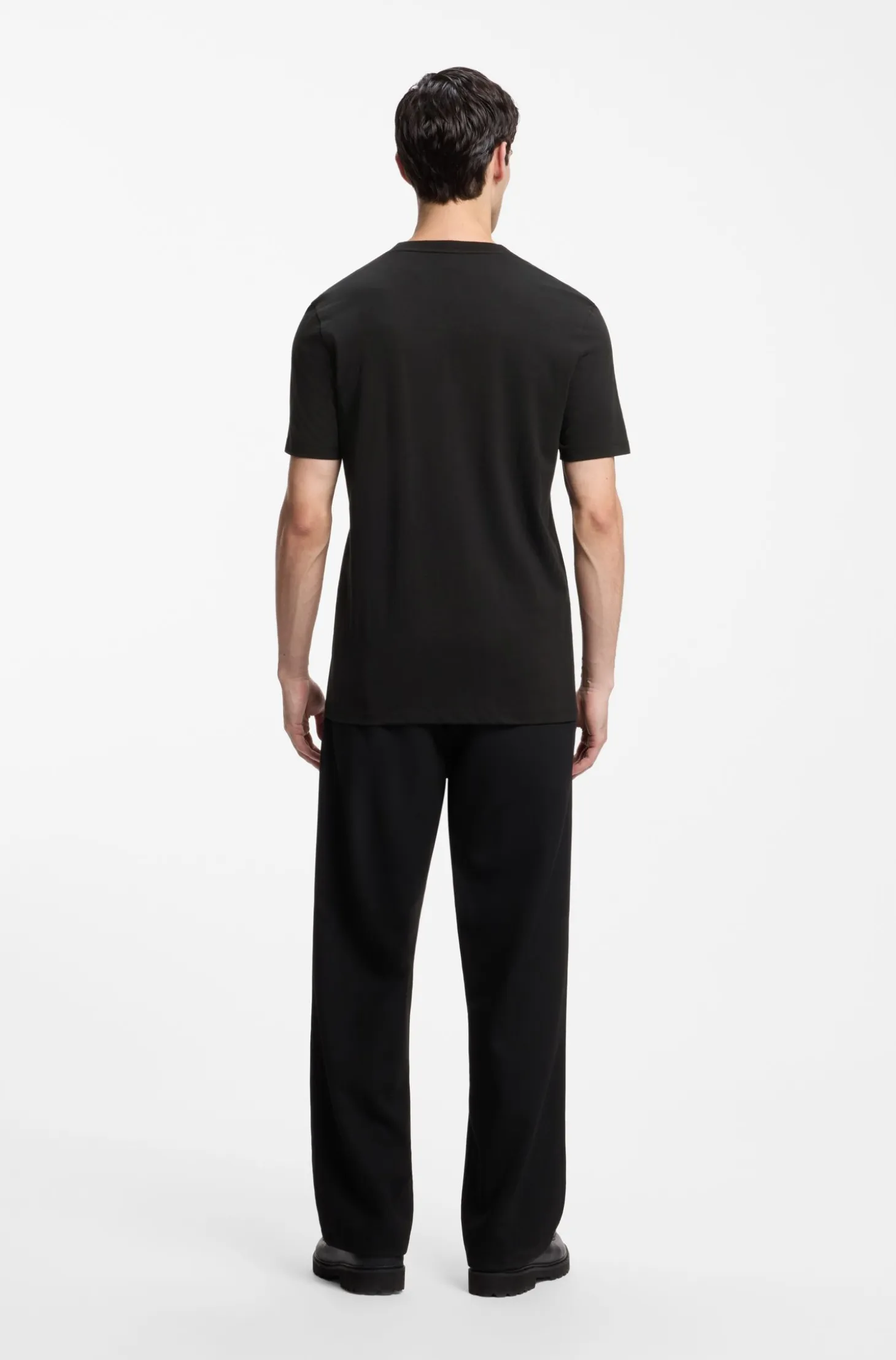 Logo-print T-shirt in cotton jersey