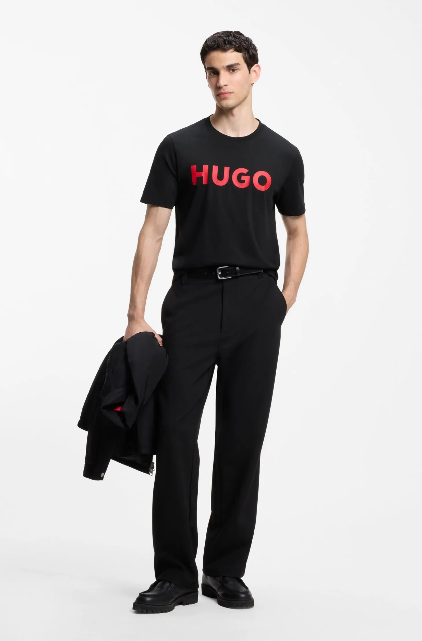 Logo-print T-shirt in cotton jersey