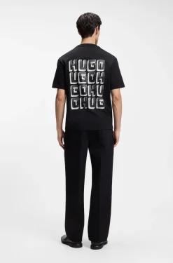 Logo T-shirt in cotton jersey