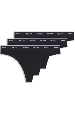Logo-waistband briefs in stretch cotton