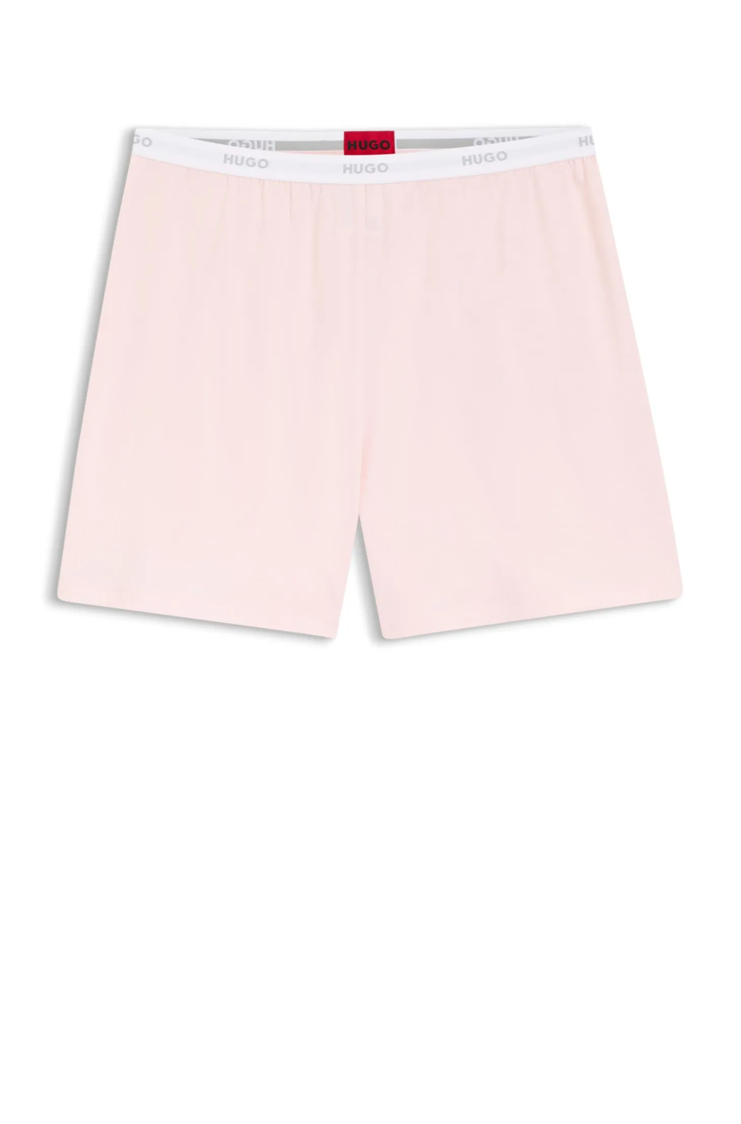 Logo-waistband pyjama shorts in stretch-cotton jersey