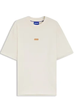 Loose-fit T-shirt in cotton with rear logo artwork
