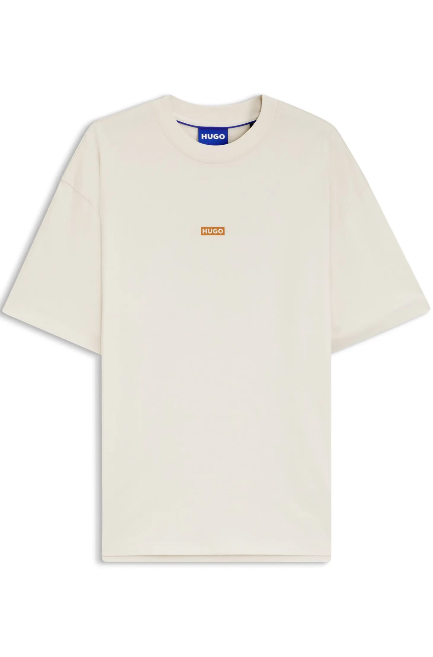 Loose-fit T-shirt in cotton with rear logo artwork