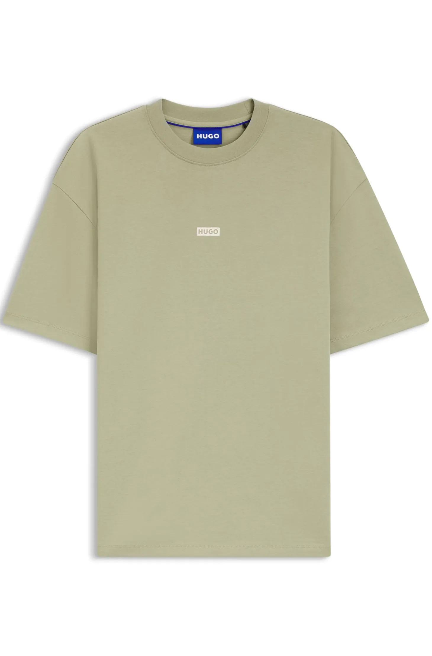 Loose-fit T-shirt in cotton with rear logo artwork
