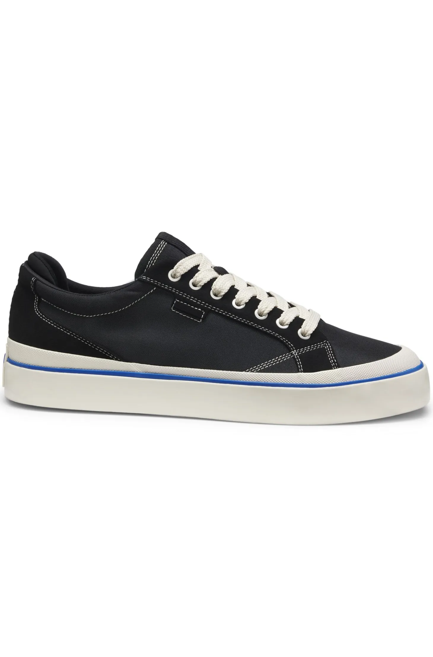 Low-top trainers with blue-line outsole