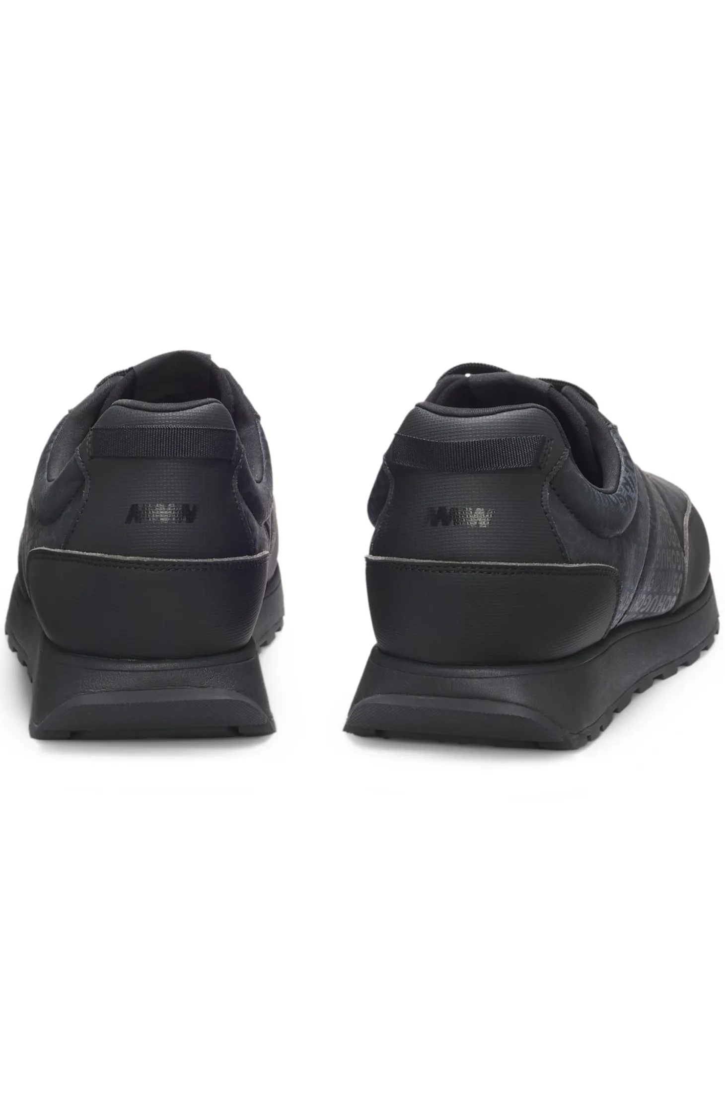 Low-top trainers with monogrammed uppers