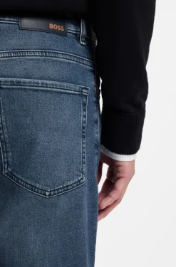 Maine regular-fit jeans in blue comfort-stretch denim