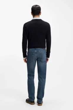 Maine regular-fit jeans in blue comfort-stretch denim