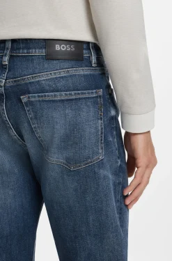 Maine regular-fit jeans in blue comfort-stretch denim