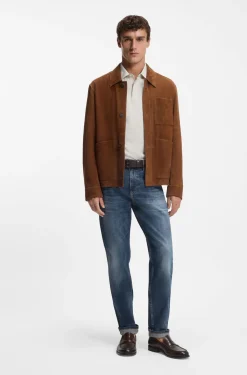 Maine regular-fit jeans in blue comfort-stretch denim