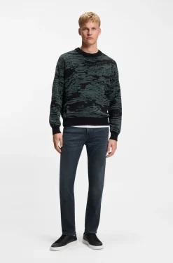Maine regular-fit jeans in blue super-stretch denim